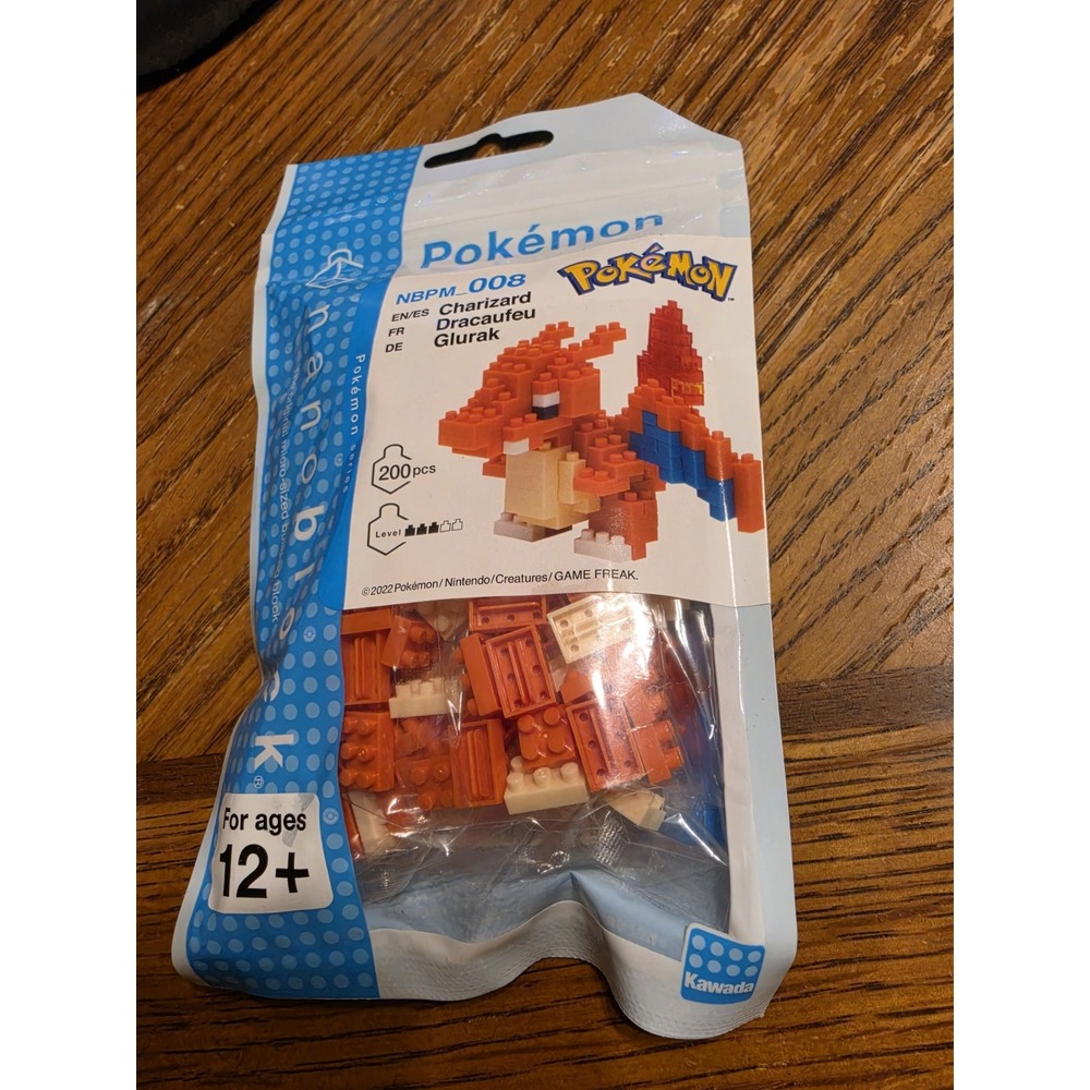 Charizard Pokemon Nanoblock Kit Building Blocks Toy